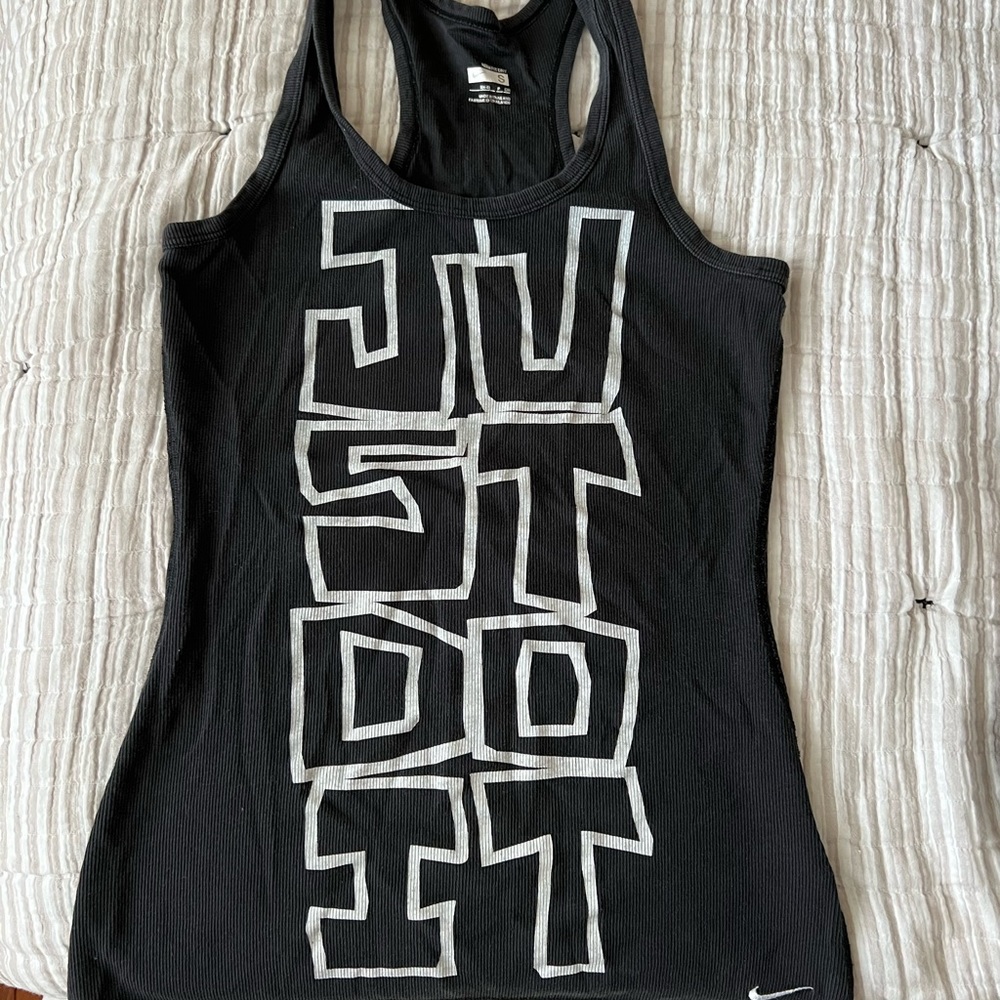 Nike racer back tank top